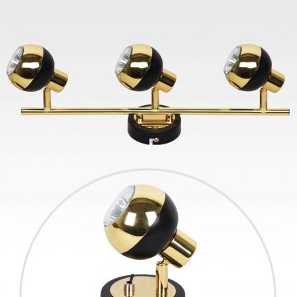 Спот AS-9538-03-7600 gold+black (7600) 3x50W GU10, ADRL18